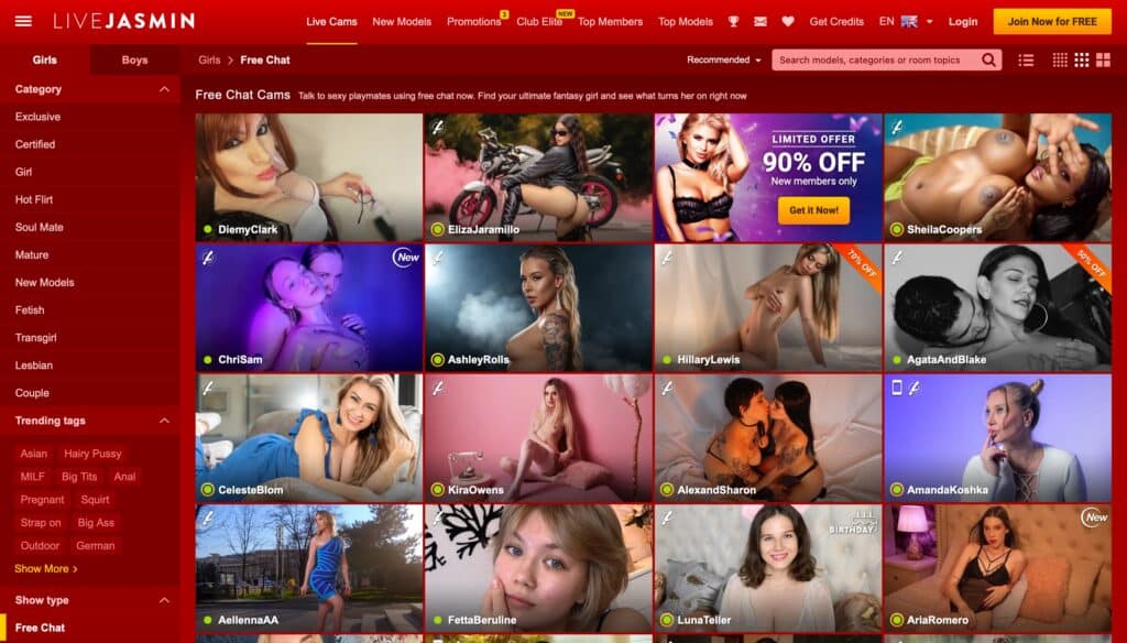 LiveJasmin High Class Cam Girls for your Fantasy Sessions